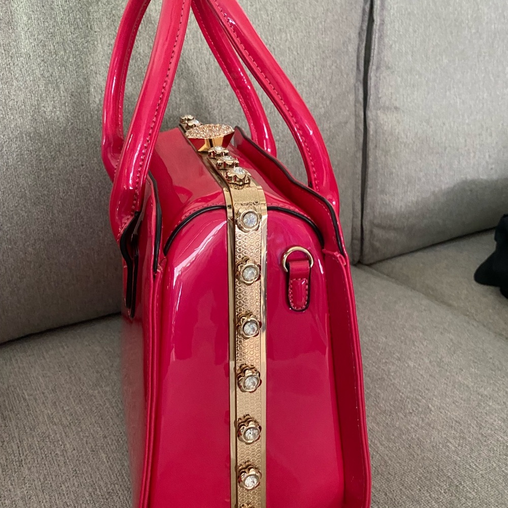 Pink handbag